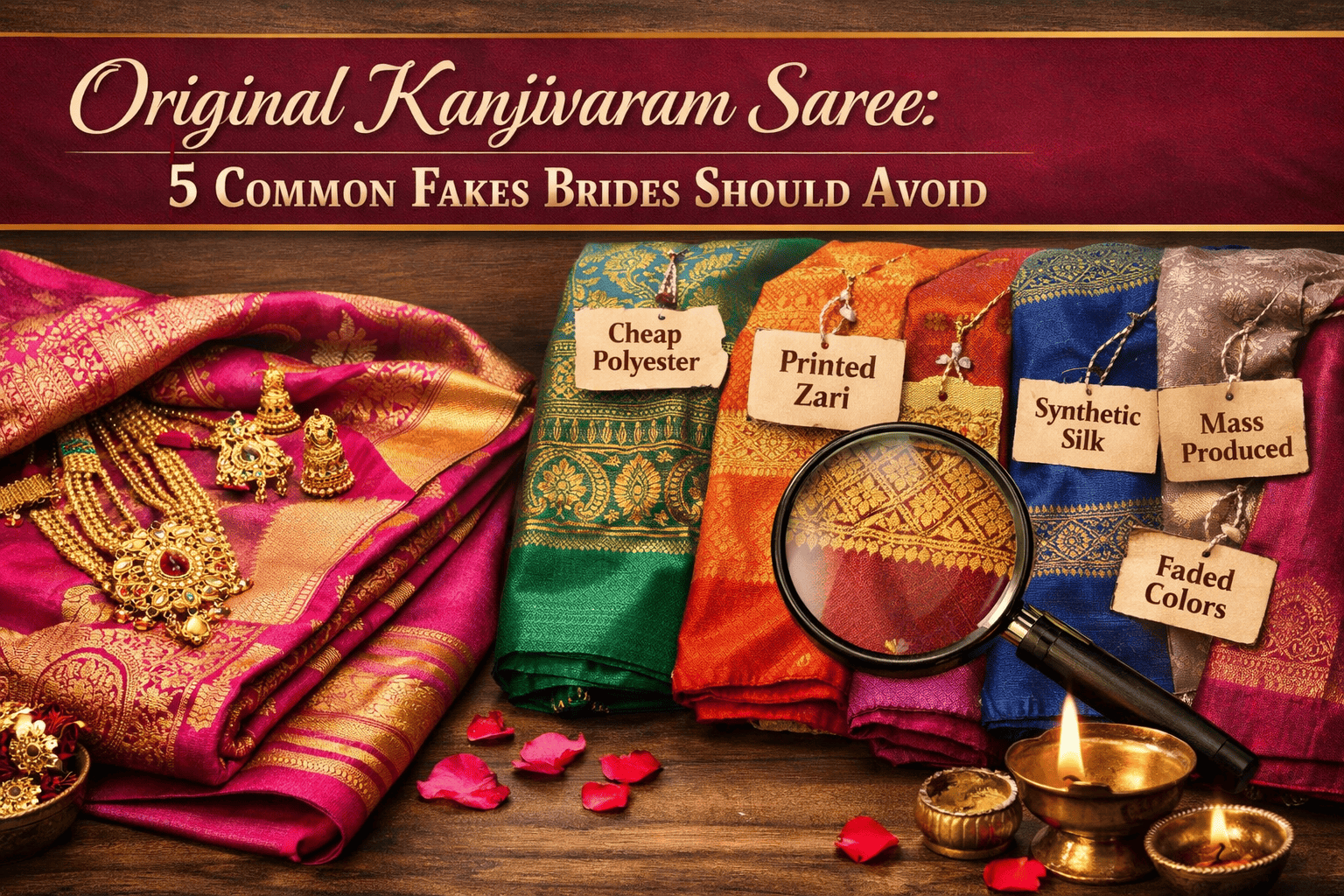 Original Kanjivaram Saree: 5 Common Fakes Brides Should Avoid