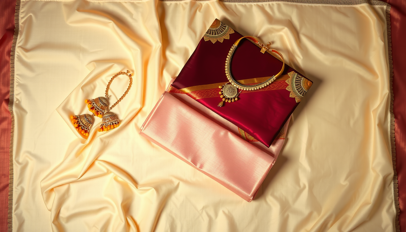 5 Celebrity-Inspired Looks Using a Kanjeevaram Baby Pink Silk Saree with Contrast Blouse!