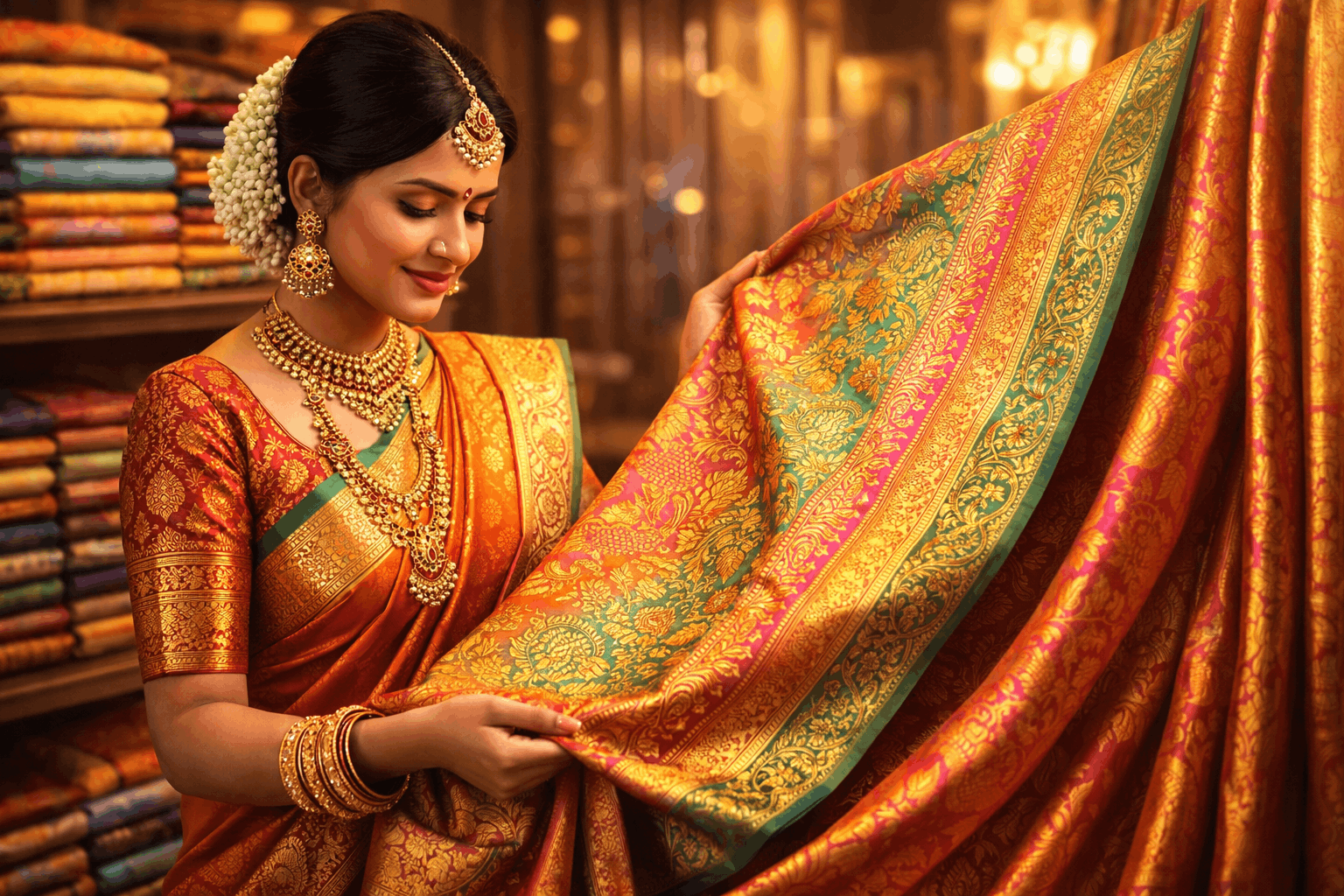 Wedding Kanchi Pattu Sarees: 7 Mistakes Brides Make (And How Aikyatha Helps You Avoid Them All)