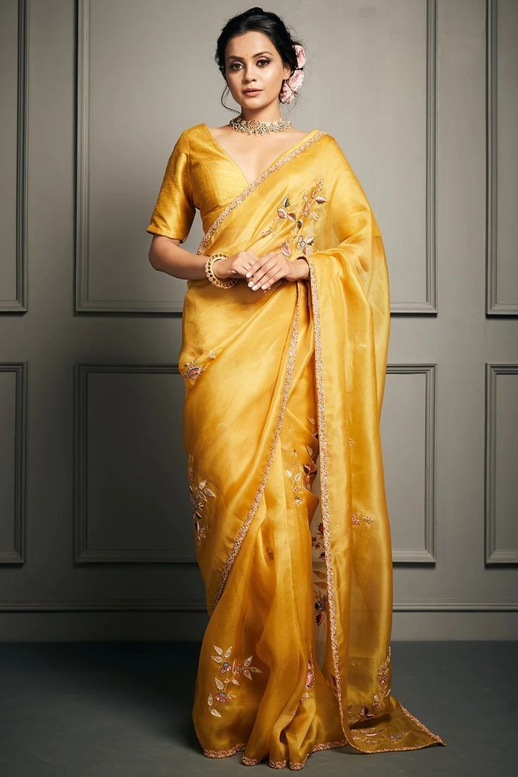 The Magic of Golden Colour Wedding Saree: 7 Stunning Looks to Try!